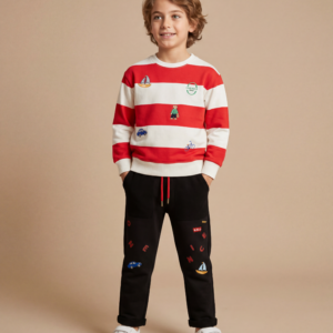 kırmızı beyaz Sweatshirt